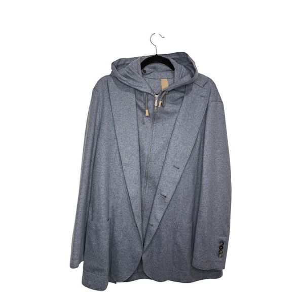 Eleventy wool flannel casual sport coat size IT 54 - Picture 4 of 7